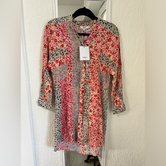 SUNCOO Dresses & Skirts - NWT SUNCOO Robe Cassie Mini Dress Size Medium